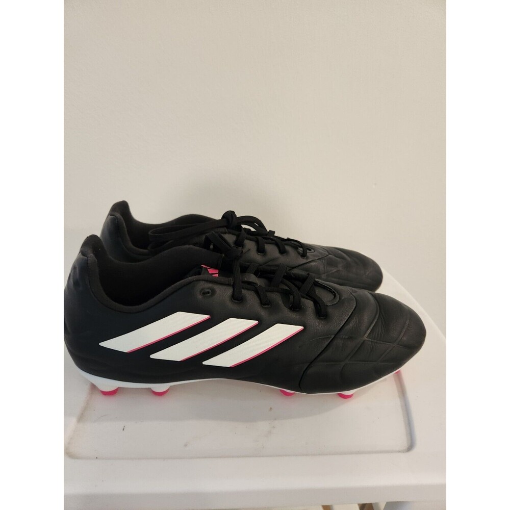 ADIDAS COPA PURE.3 FG L SOCCER CLEATS HQ8942 BLACK WHITE FUTBOL MENS SIZE 11